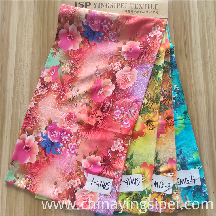 Keqiao manufacturer soft fabric 100% rayon custom rayon printing fabric digital for dress